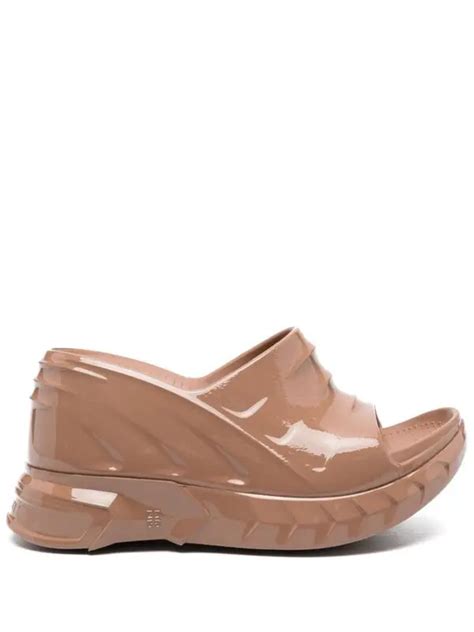 givenchy sandali gomma powder|givenchy wedge sandals.